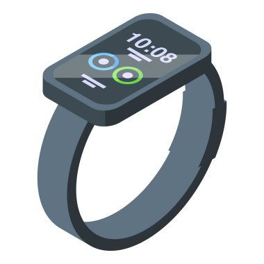 Akıllı saat simgesi, izometrik biçim