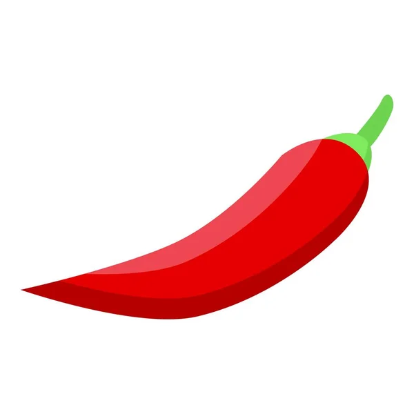 Mexicaans hot paprika icoon, isometrische stijl — Stockvector