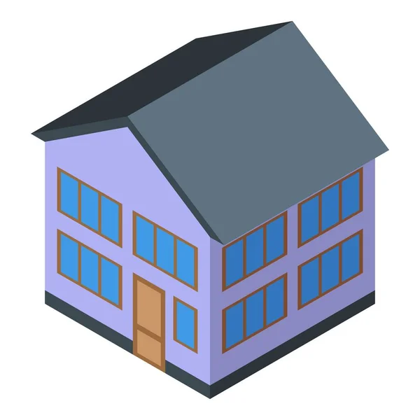 Иконка умного дома, изометрический стиль — стоковый вектор