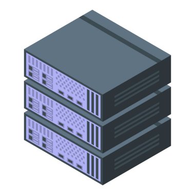 Sunucu sonuç para simgesi, izometrik biçim