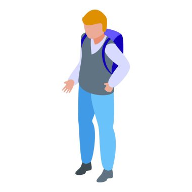 Eðitim iþi öðrenci simgesi, izometrik biçim