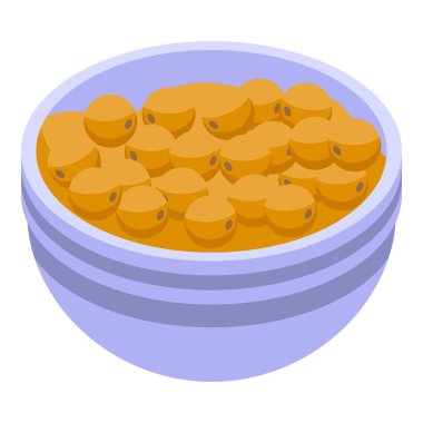 Protein çileği simgesi, izometrik biçim