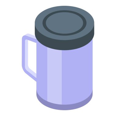 Sabıka dosyası simgesi, izometrik stil