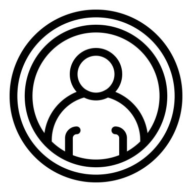 Anonim iş simgesi, özet biçimi