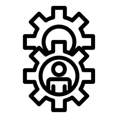 Meslektaşlık vites sistemi simgesi, özet biçimi