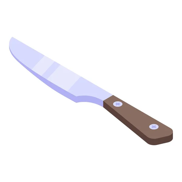 Hike cuchillo icono, estilo isométrico — Vector de stock