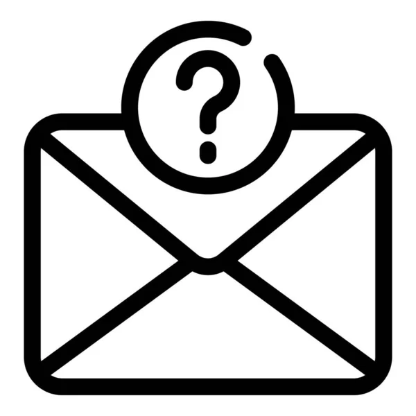 Anonim e- posta simgesi, özet biçimi — Stok Vektör