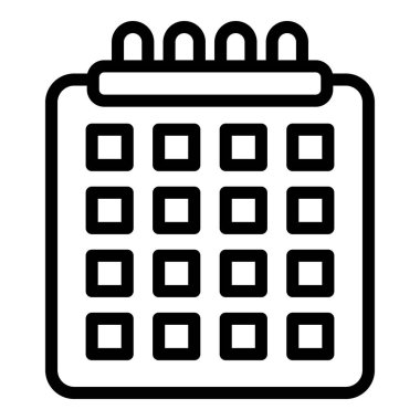 Etkinlik planlayıcısı kız simgesi, özet biçimi