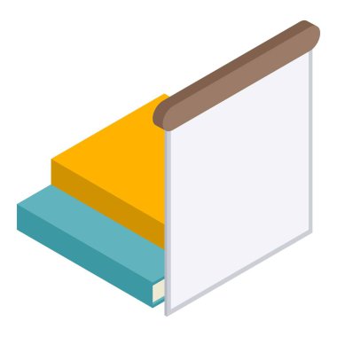 Tıbbi eğitim simgesi, izometrik biçim