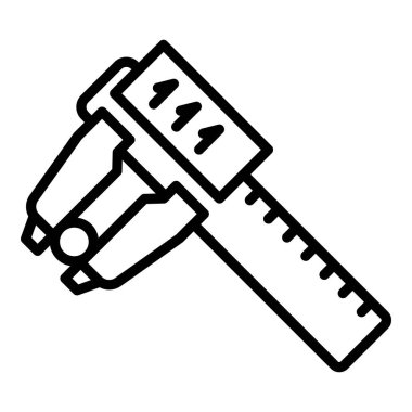 Dijital mikrometre ölçekli simge, özet biçimi