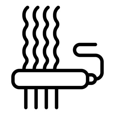 Kıvırcık saç ikonu, özet biçimi