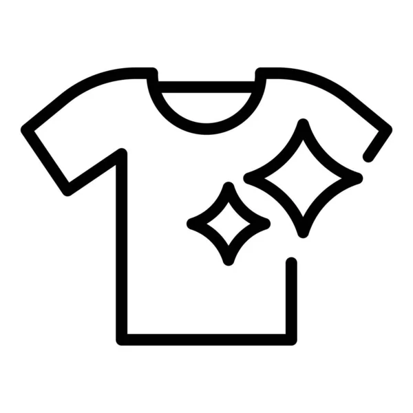 Perfeccionismo icono de ropa limpia, estilo de contorno — Vector de stock