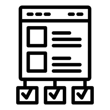 Optimizasyon arama motoru simgesi, özet biçimi