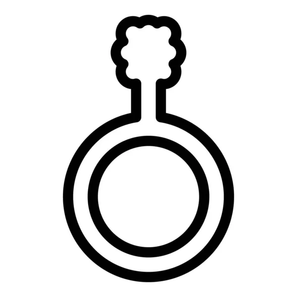 Identidad de género dna icono, esquema de estilo — Vector de stock