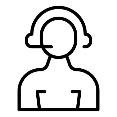 Dar pazar çağrı desteği simgesi, özet biçimi