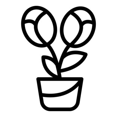 Çiçek buketi gül simgesi, taslak biçimi