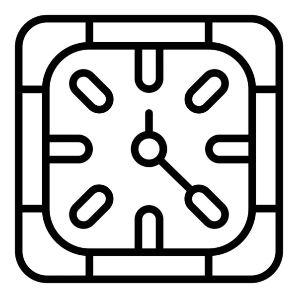 Late work daily icon, outline style — Stock vektor