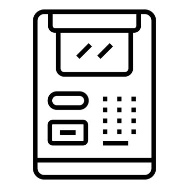 Metro bileti izleyici simgesi, özet biçimi