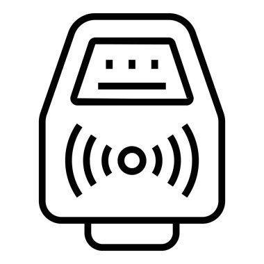 Metro kablosuz bilet simgesi, özet biçimi