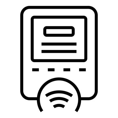 Metro bilet aygıtı simgesi, özet biçimi