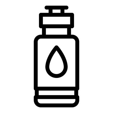 Kaçak su şişesi simgesi, taslak biçimi