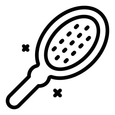 Saç fırçası simgesi, taslak biçimi