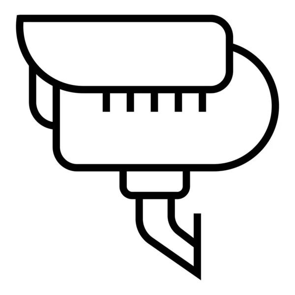 U-Bahn-Kamera-Symbol, Umrissstil — Stockvektor