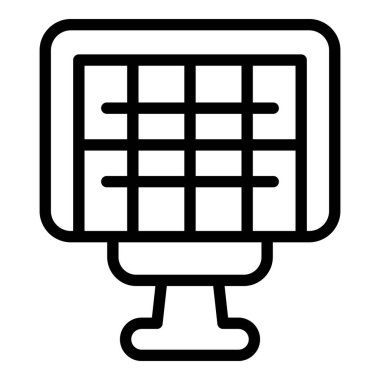 Kamp sitesi bbq net simgesi, özet biçimi