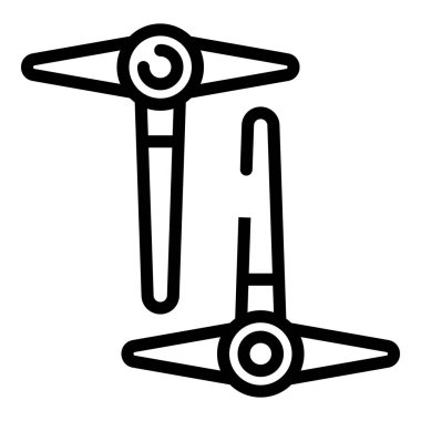 Kamp alanı buz kıracağı simgesi, özet biçimi