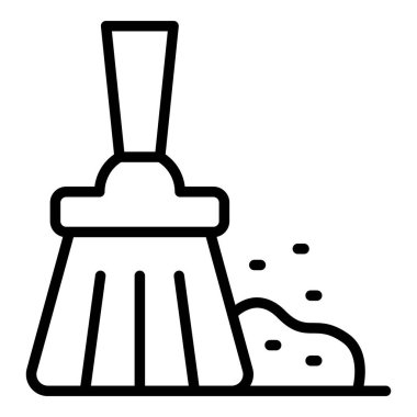 Süpürge simgesi temizleme, taslak biçimi