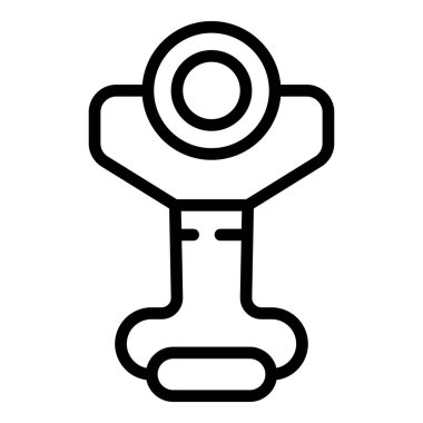 Kore kozmetik aracı simgesi, özet biçimi