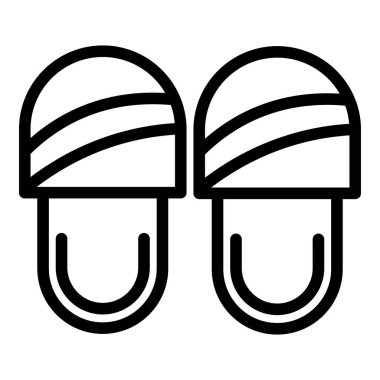 Ev terliği mağaza simgesi, taslak biçimi