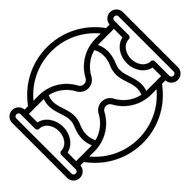 Kum saati pazarlama simgesi, özet biçimi