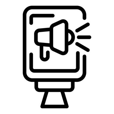 Pazarlama ışıklandırma simgesi, özet biçimi