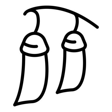 Mercimek dalı simgesi, özet biçimi