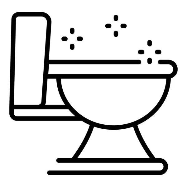 Temiz tuvalet simgesi, taslak biçimi — Stok Vektör