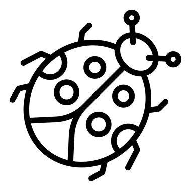 Böcek uğur böceği simgesi, özet biçimi