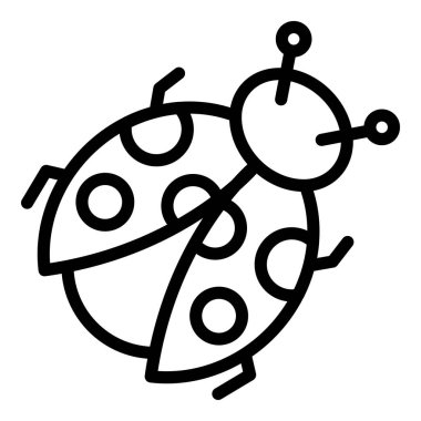 Uğur kuşu çocuk simgesi, taslak biçimi