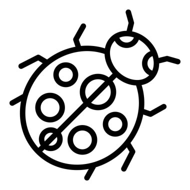 Uğur kuşu makro simgesi, özet biçimi