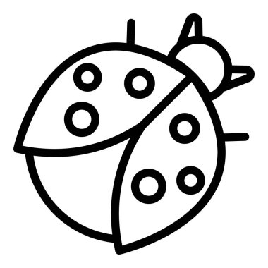 Uğur böceği güzellik simgesi, taslak biçimi