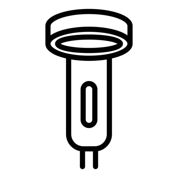 Duschkopf Gesundheit Symbol, Umriss Stil — Stockvektor