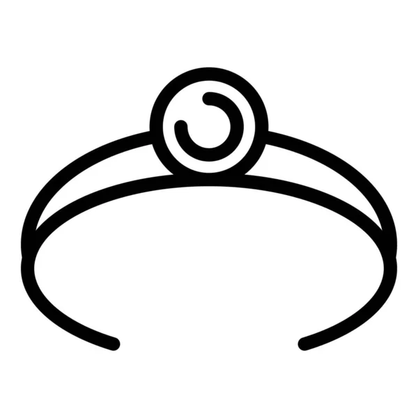 Coiffure tool icon, outline style — Vetor de Stock