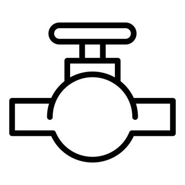 Bulaşık makinesi boru musluğu simgesi, taslak biçimi