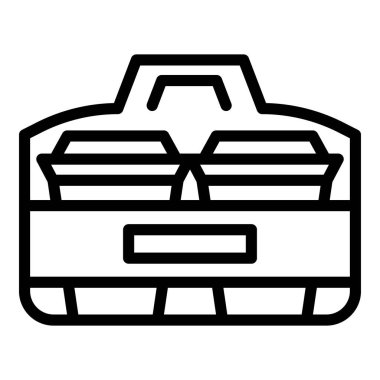 Kağıt bardak simgesini kaldır, taslak biçimi