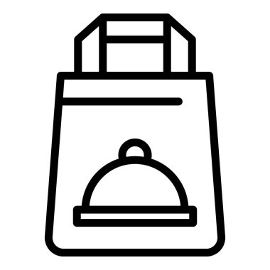 Suşi poşeti simgesini çıkar, taslak biçimi