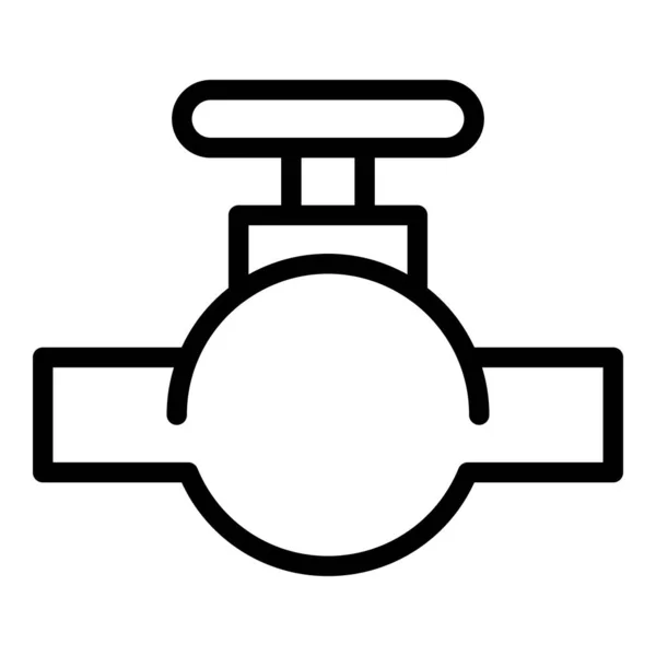 Opravit ikonu kohoutku myčky nádobí, styl osnovy — Stockový vektor