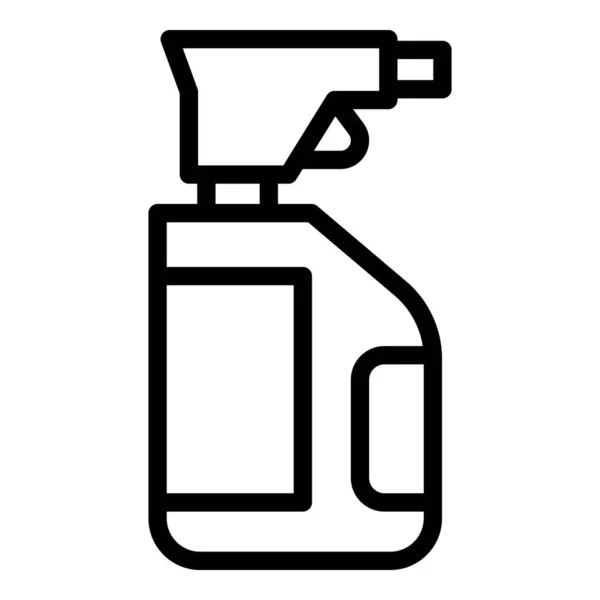 Spray ícone da janela da garrafa, estilo esboço — Vetor de Stock