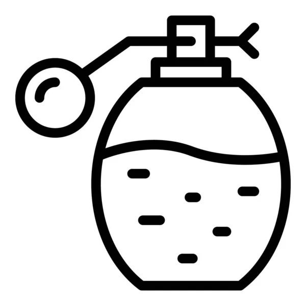 Spray bottle deodorant icon, outline style — Stock Vector