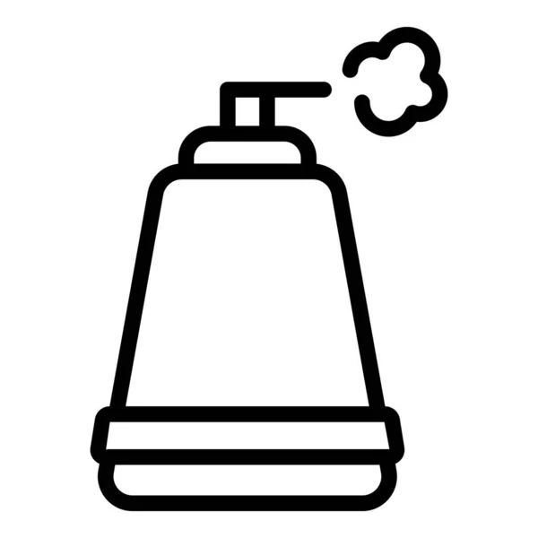 Home aerosol bottiglia icona, stile contorno — Vettoriale Stock