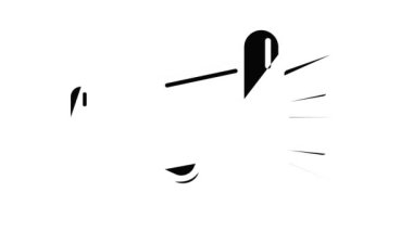 Megafon simgesi canlandırması